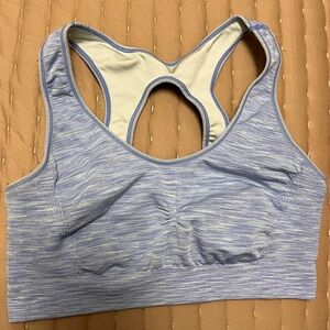 Aerie Blue Sports Bra Size Large